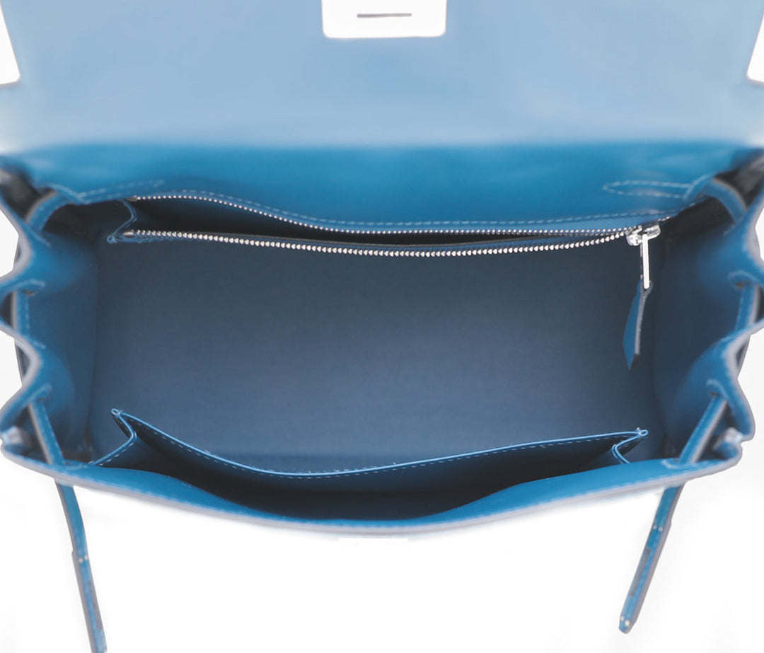 Hermes Deep Blue Retourne Kelly 25 Bag