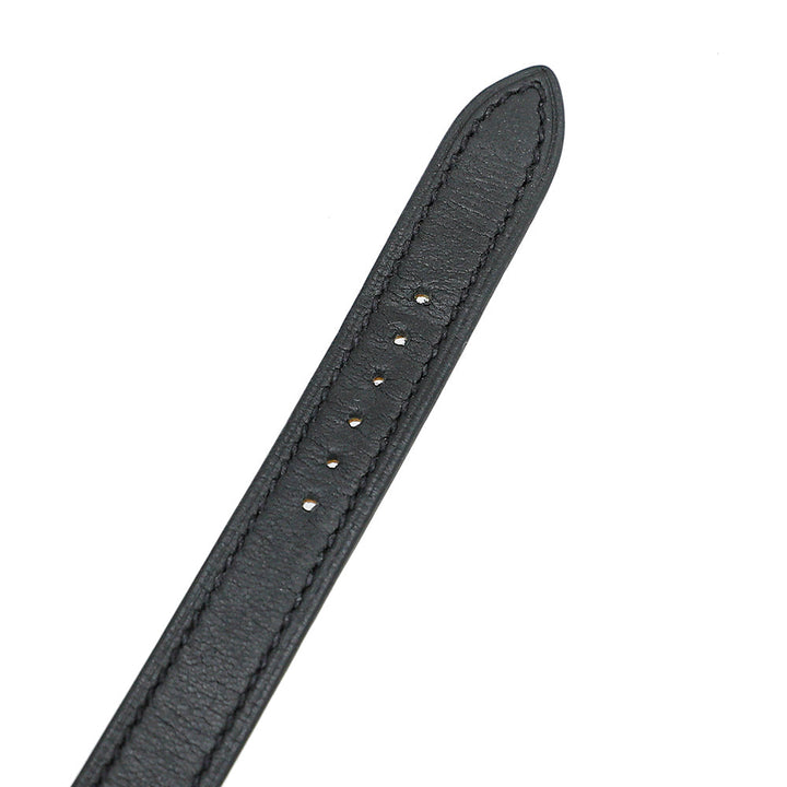 Hermes Black Cape Cod Double Strap Watch