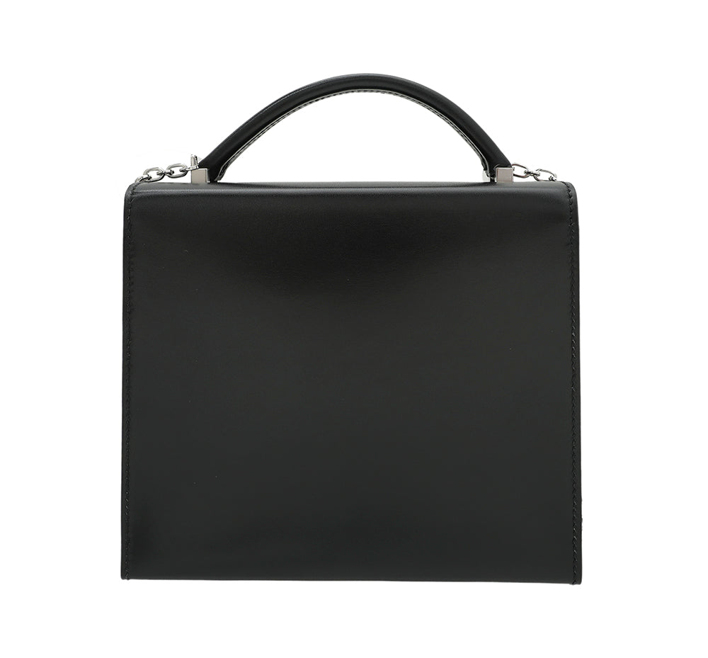 Hermes Noir Cinhetic Veau Tadelakt Box Bag