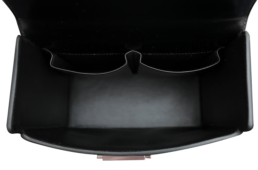 Hermes Noir Cinhetic Veau Tadelakt Box Bag