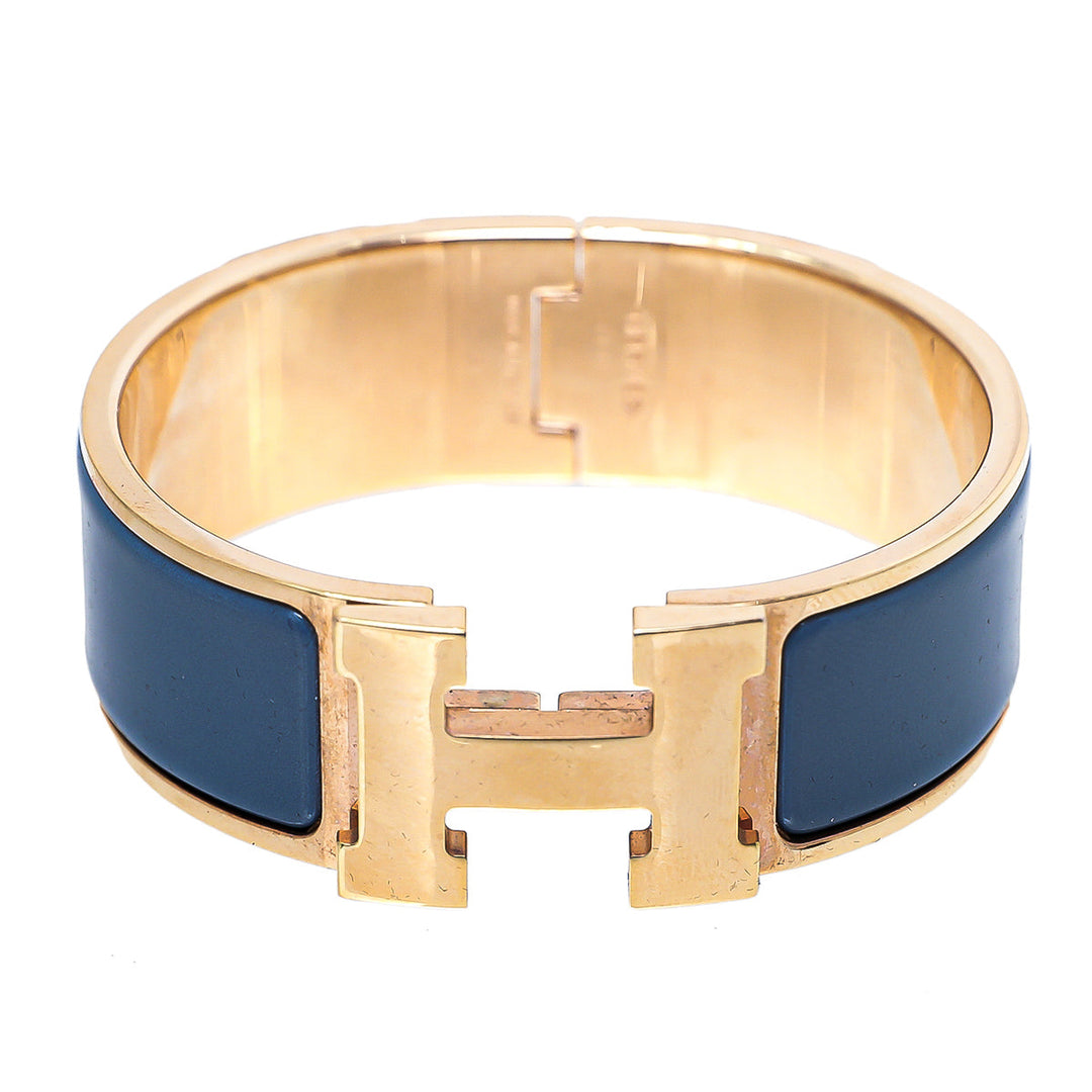 Top quality Hermes Bleu Cobalt Clic Clac H Bracelet