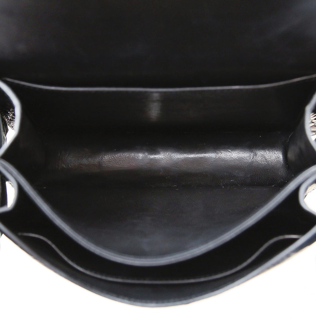 Top quality Hermes Black Shiny Alligator Constance 18