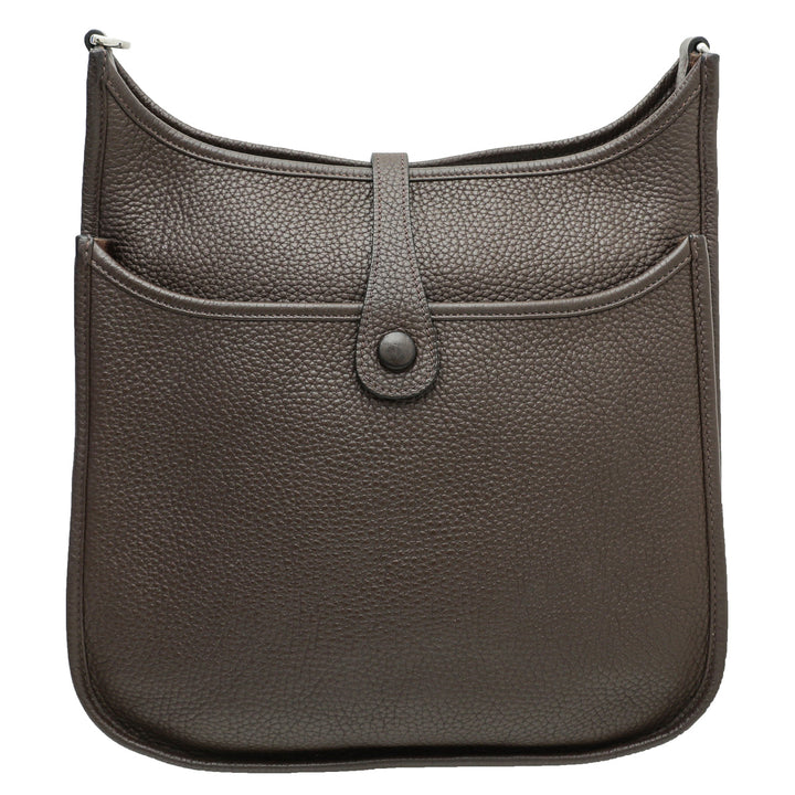 Top quality Hermes Chocolate Evelyne Bag