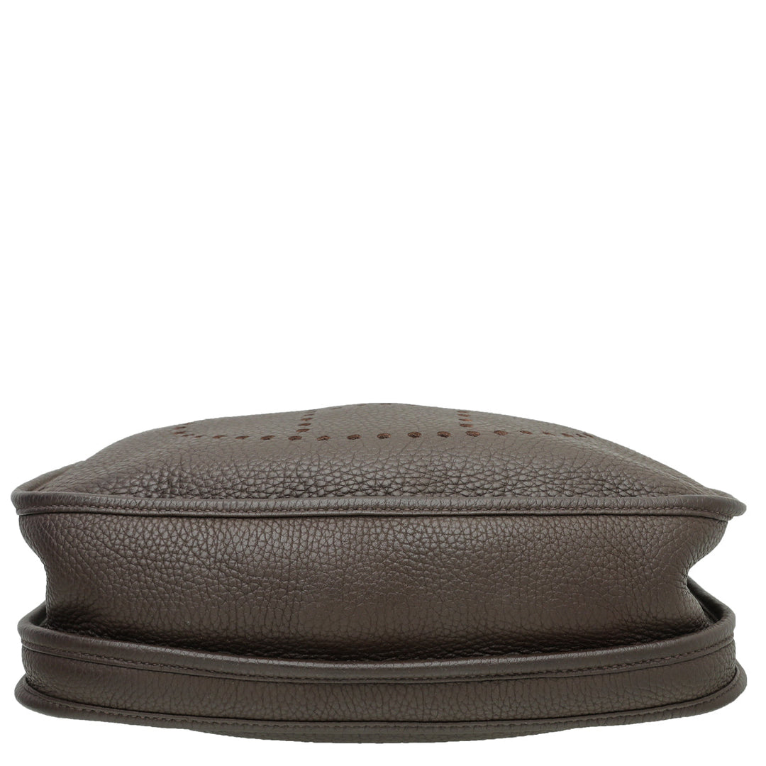 Top quality Hermes Chocolate Evelyne Bag