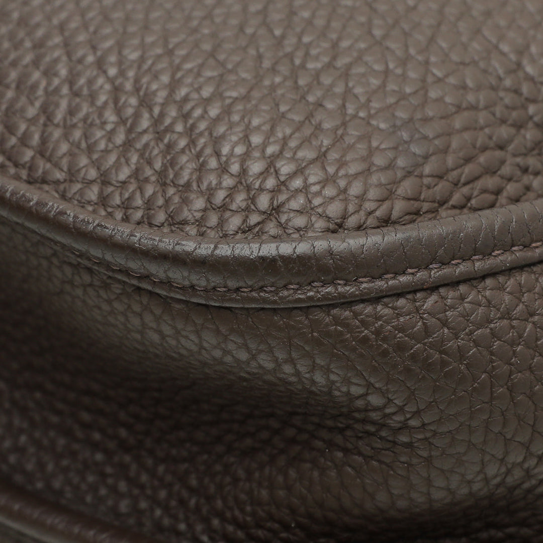 Top quality Hermes Chocolate Evelyne Bag