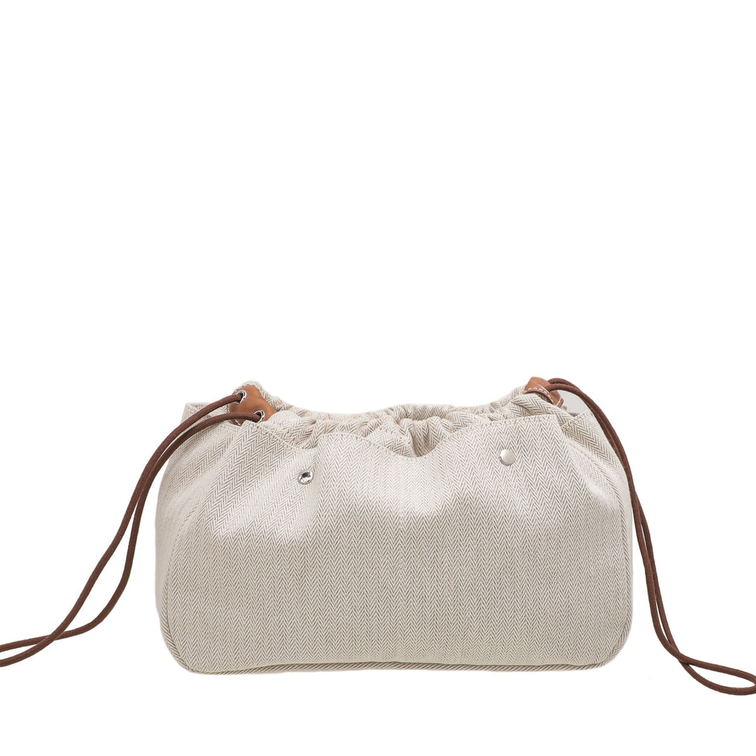 Top quality Hermes Bicolor Canvas Barenia Fourbi 25 Pouch