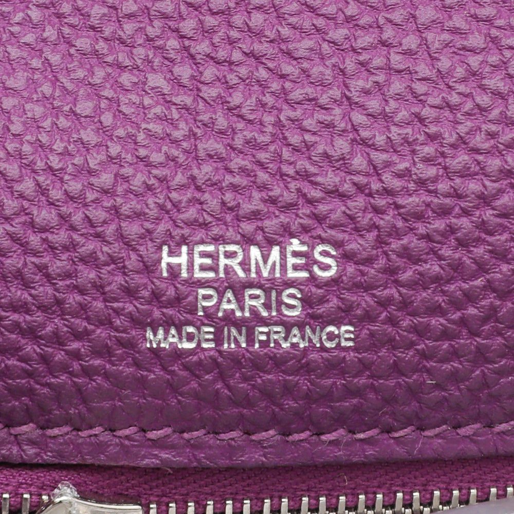 Hermes Anemone Ghillies Kelly 32 Bag W- Twilly