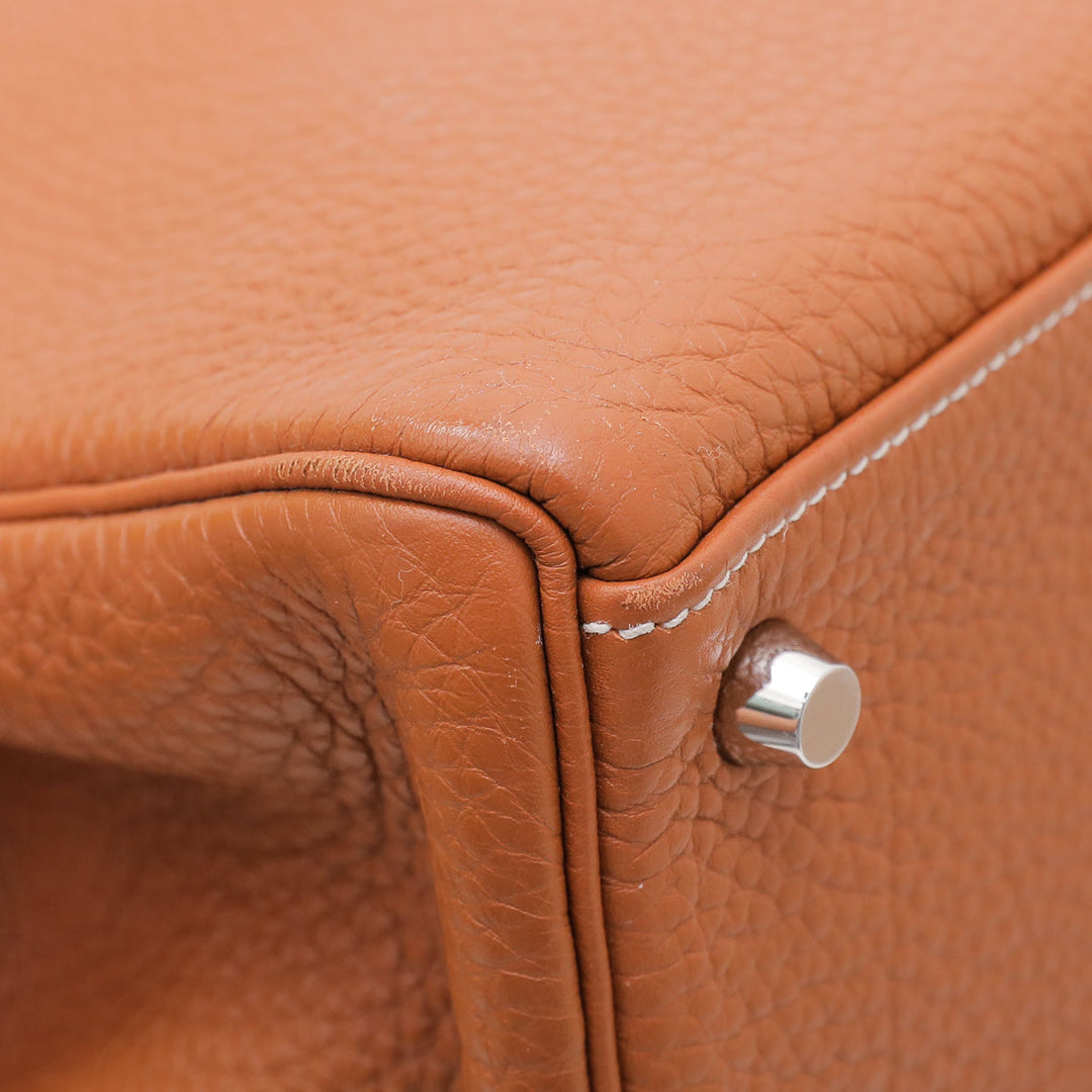 Hermes Gold Togo Kelly 35 Bag