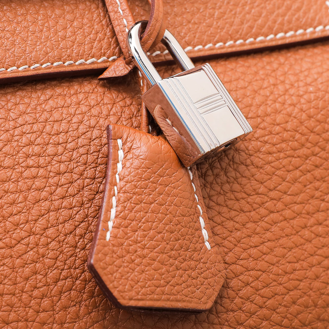 Hermes Gold Togo Kelly 35 Bag