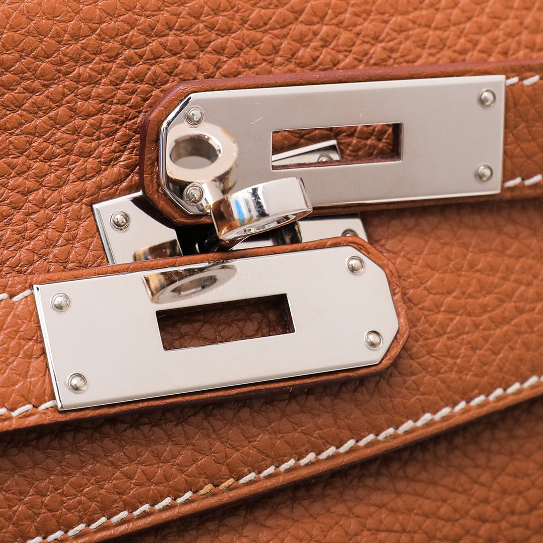 Hermes Gold Togo Kelly 35 Bag