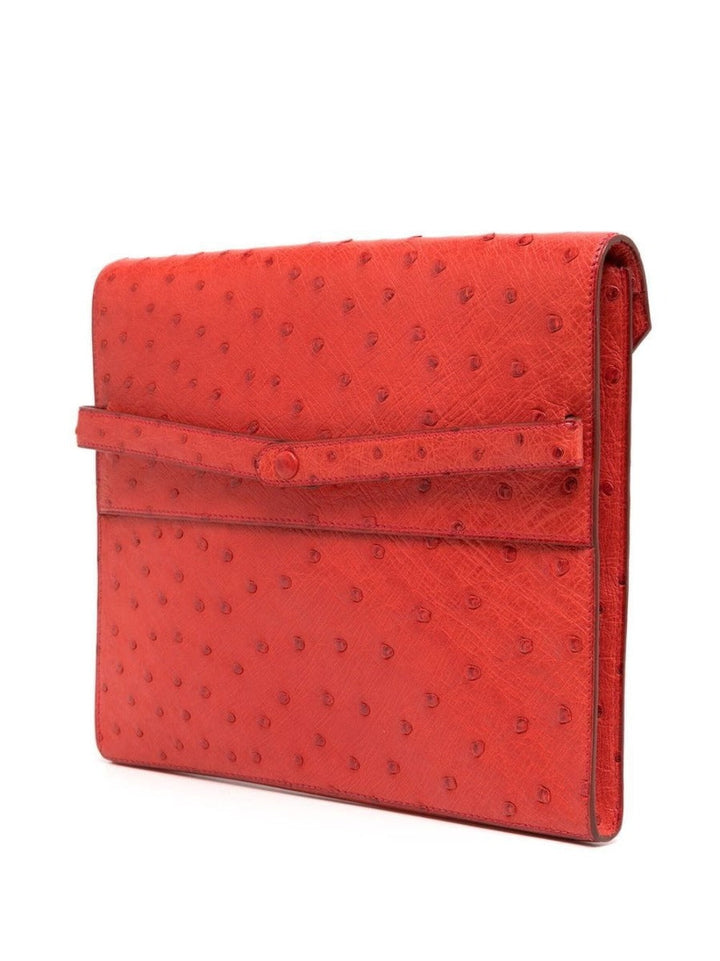 Top quality Hermes Red Envelope Liddy Clutch Bag