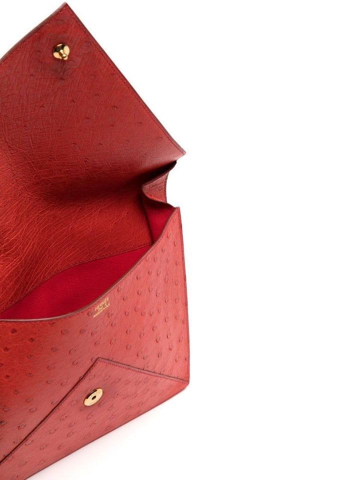 Top quality Hermes Red Envelope Liddy Clutch Bag