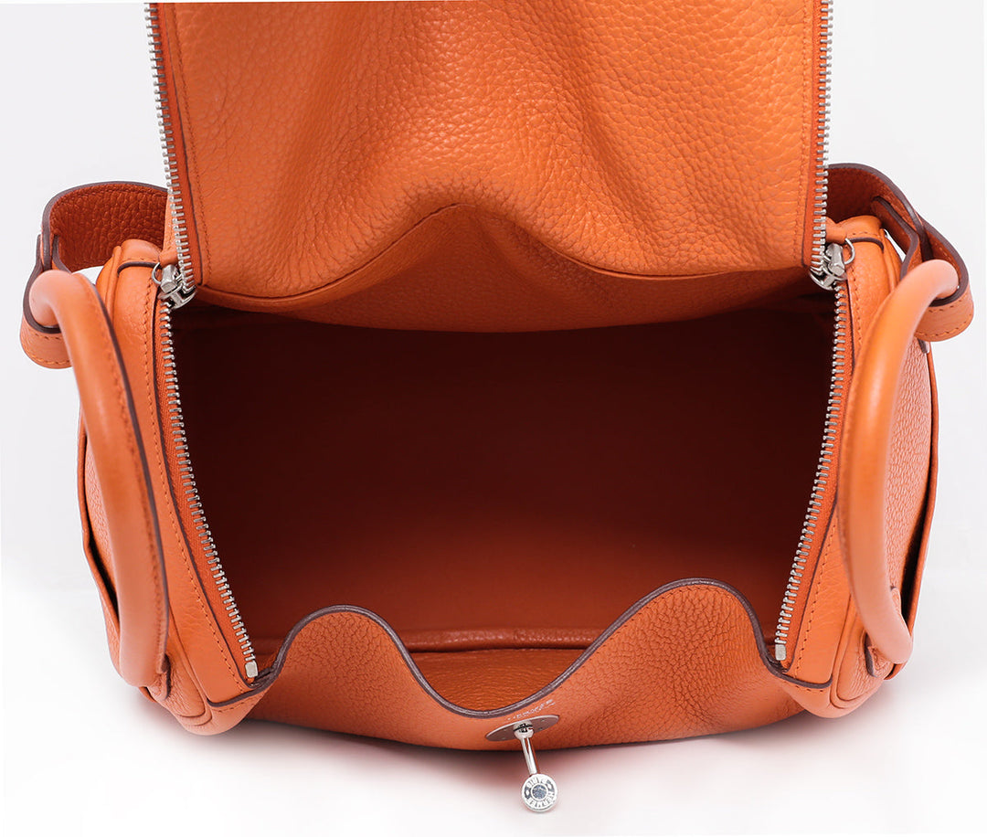 Top quality Hermes orange lindy 30