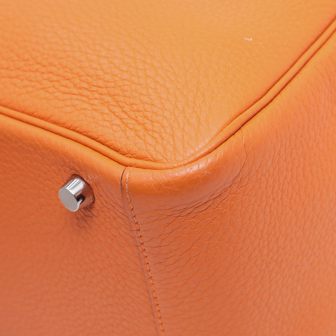 Top quality Hermes orange lindy 30
