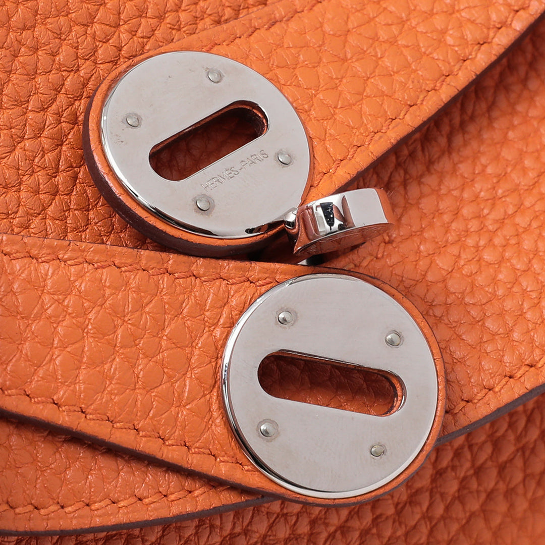 Hermes orange lindy 30
