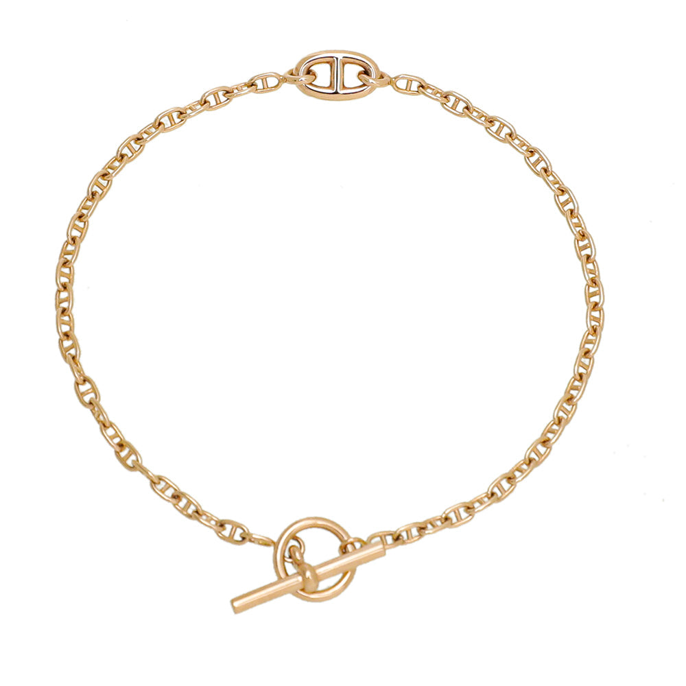 Top quality Hermes 18K Rose Gold New Farandole Very Small Bracelet