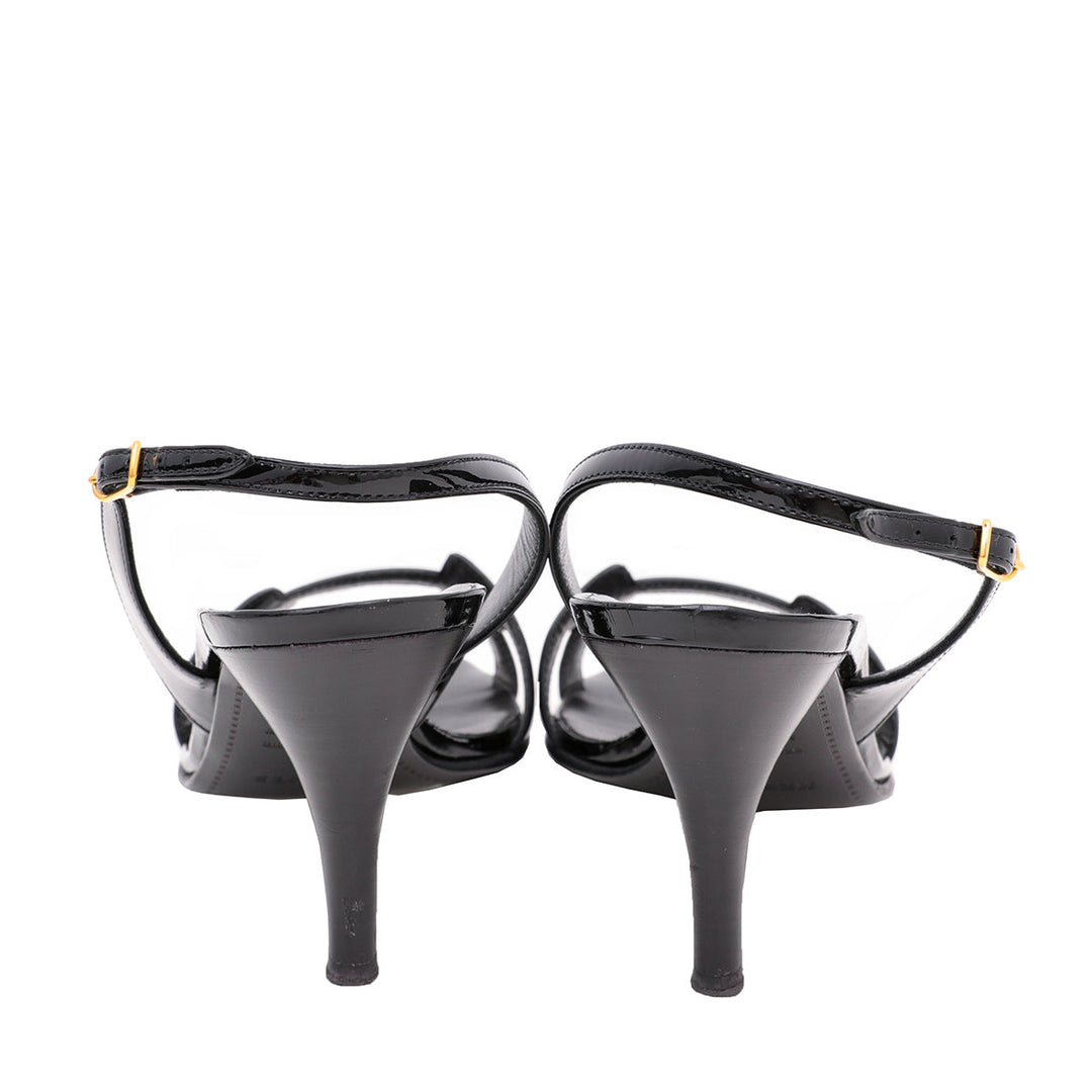 Top quality Hermes Black Night 70 Sandals 38