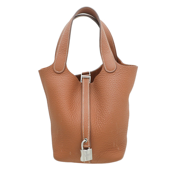 Hermes Gold Picotin 18 Bag