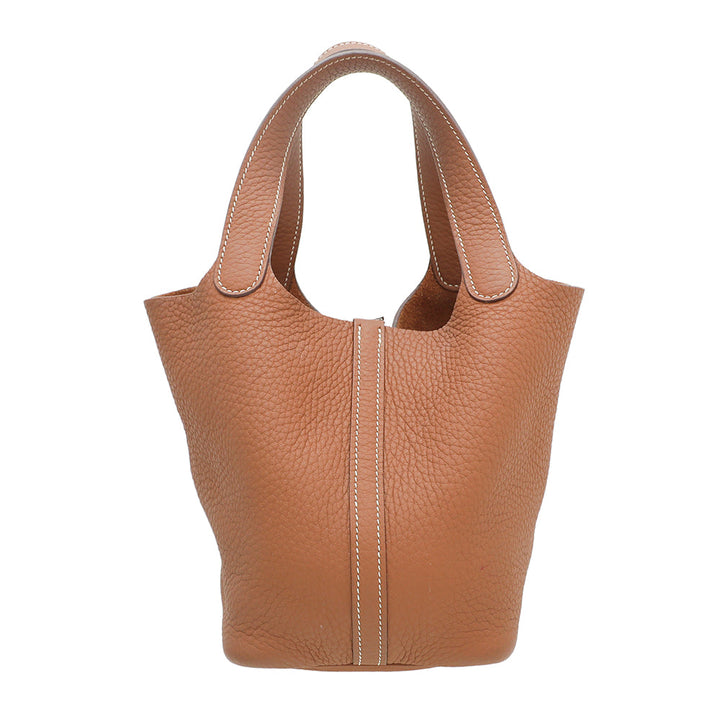 Hermes Gold Picotin 18 Bag