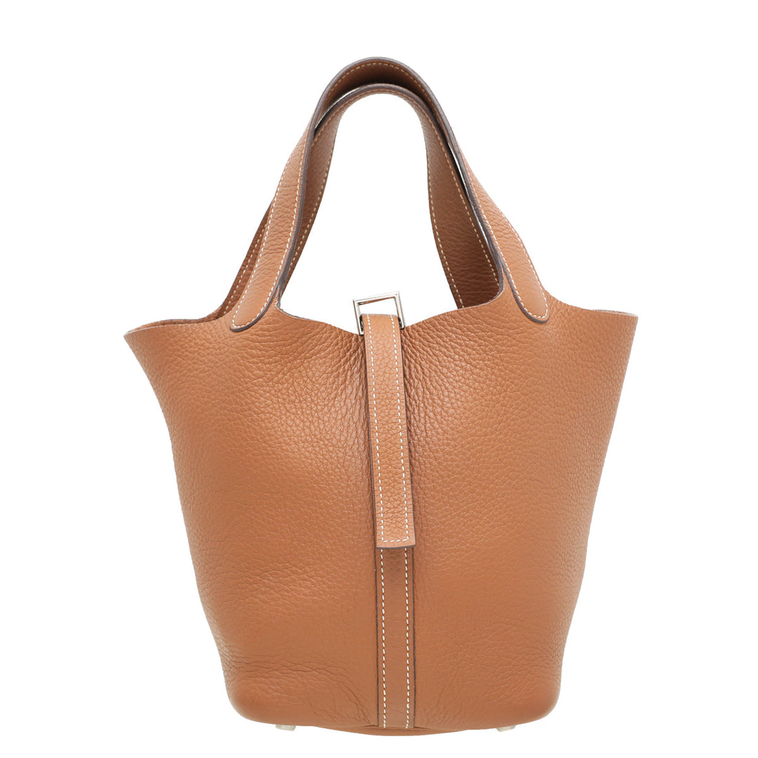 Hermes Gold Picotin 18 Bag