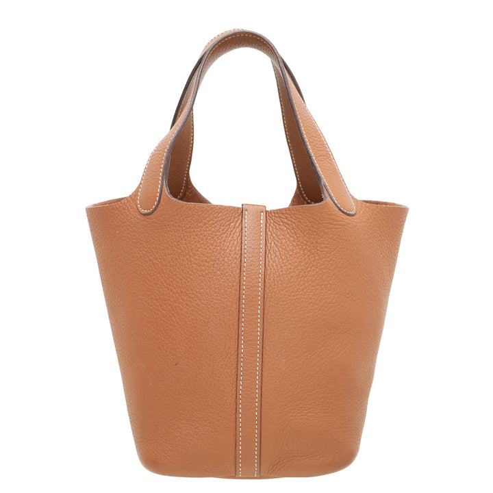 Hermes Gold Picotin 18 Bag