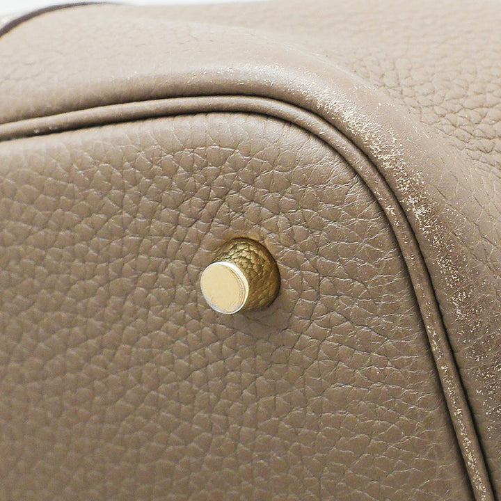 Hermes Etoupe Picotin 22 Bag