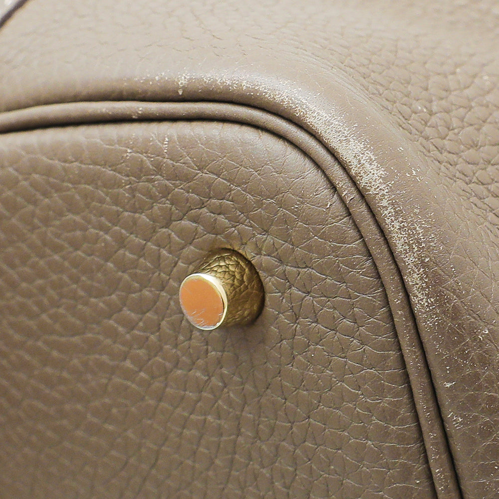 Hermes Etoupe Picotin 22 Bag