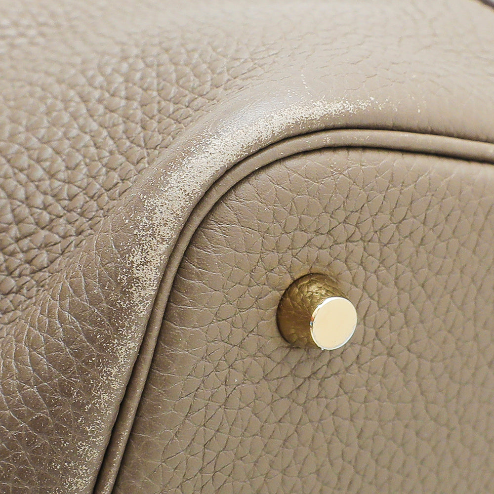 Hermes Etoupe Picotin 22 Bag