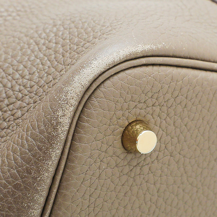 Hermes Etoupe Picotin 22 Bag
