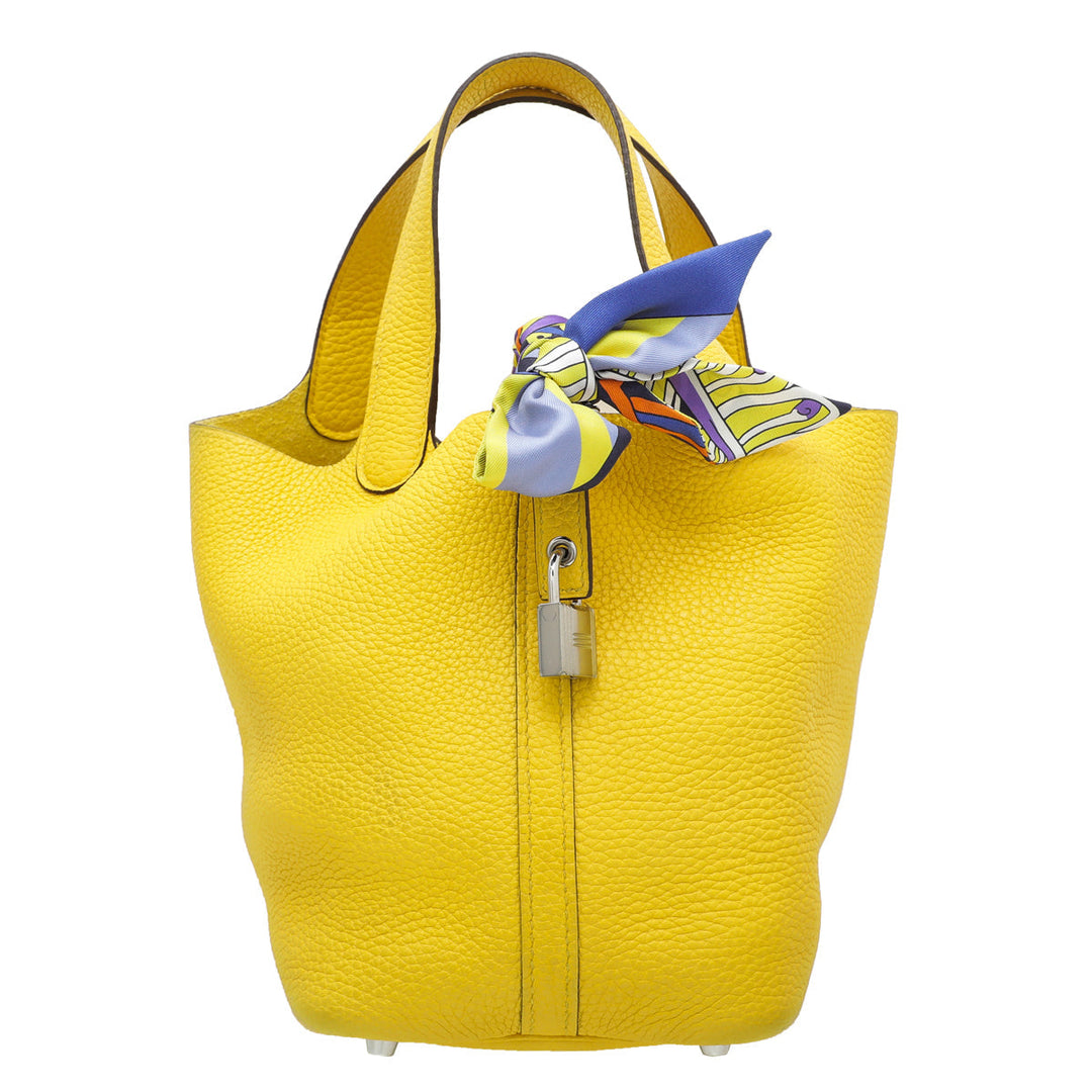 Top quality Hermes Soufre Picotin Lock 18 W- Twilly