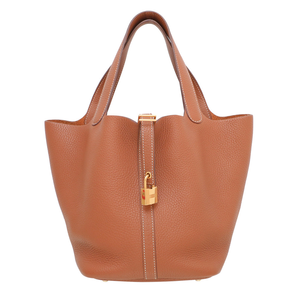 Hermes Gold Picotin Lock 22 Bag