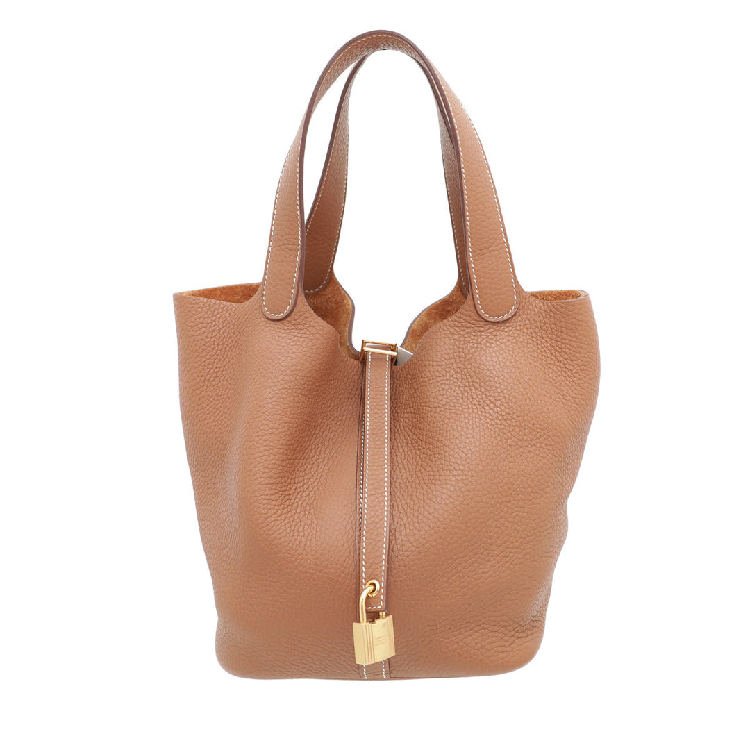 Hermes Gold Picotin Lock 22 Bag