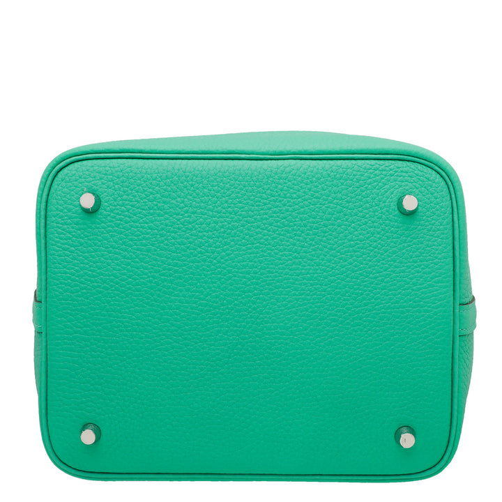 Hermes Menthe Vert Bosphore Picotin Lock Eclat 22 Bag