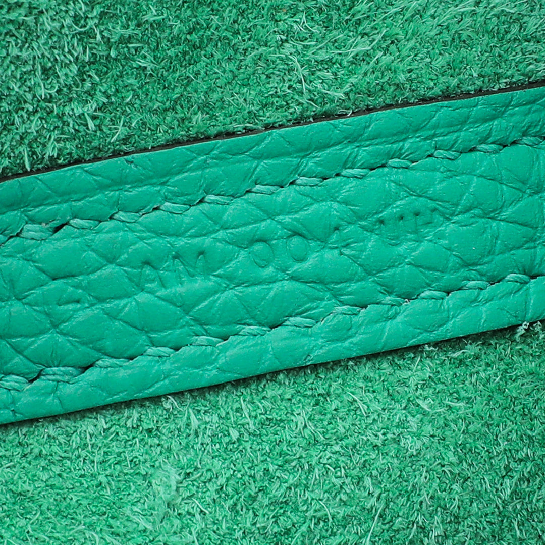 Hermes Menthe Vert Bosphore Picotin Lock Eclat 22 Bag