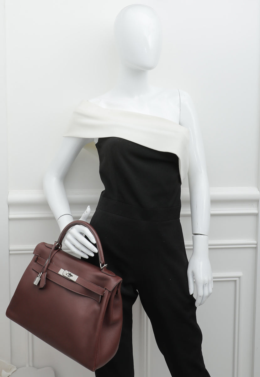 Hermes Prune Retourne Kelly 32 Bag