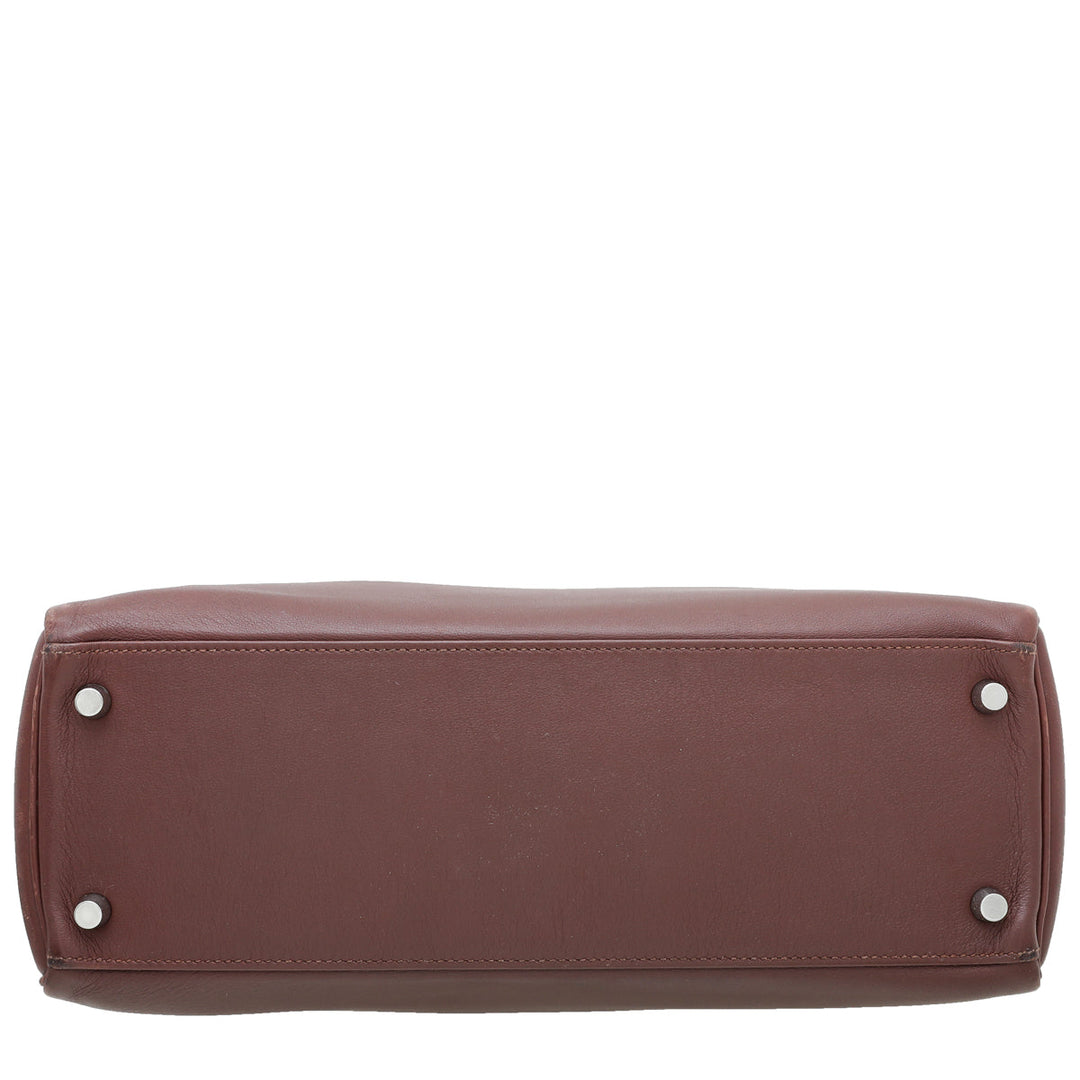Hermes Prune Retourne Kelly 32 Bag