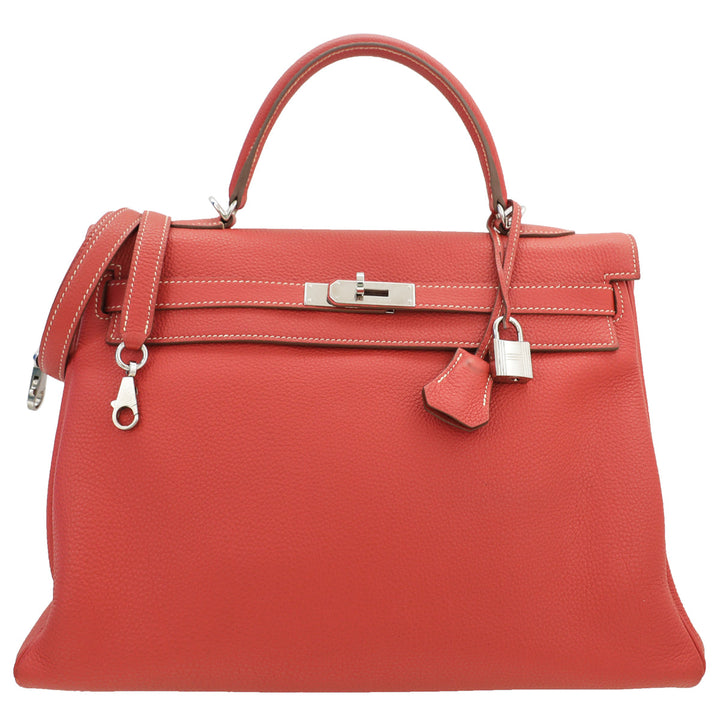 Hermes Sanguine Retourne Kelly 35 Bag
