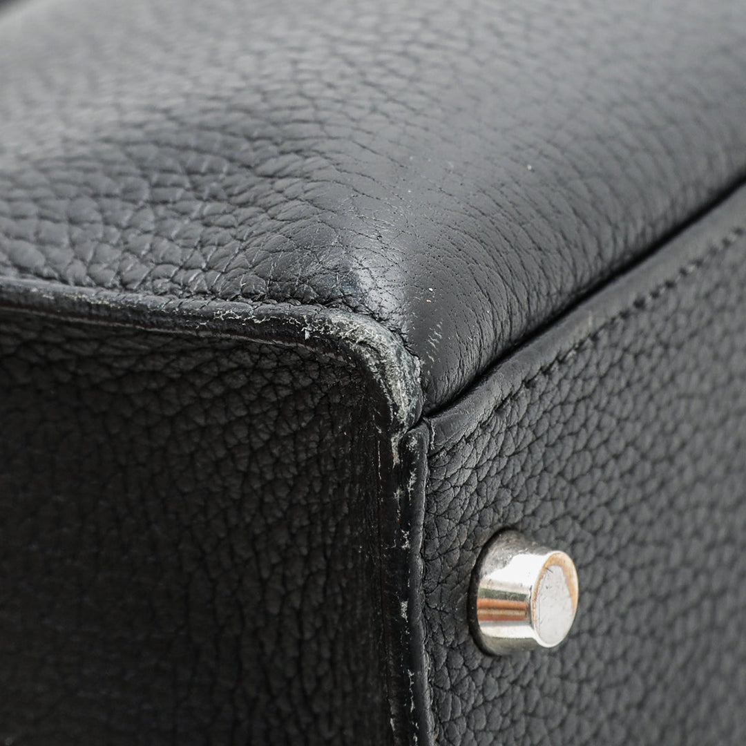 Hermes Noir Sellier kelly 32 Bag W- Shooting Star