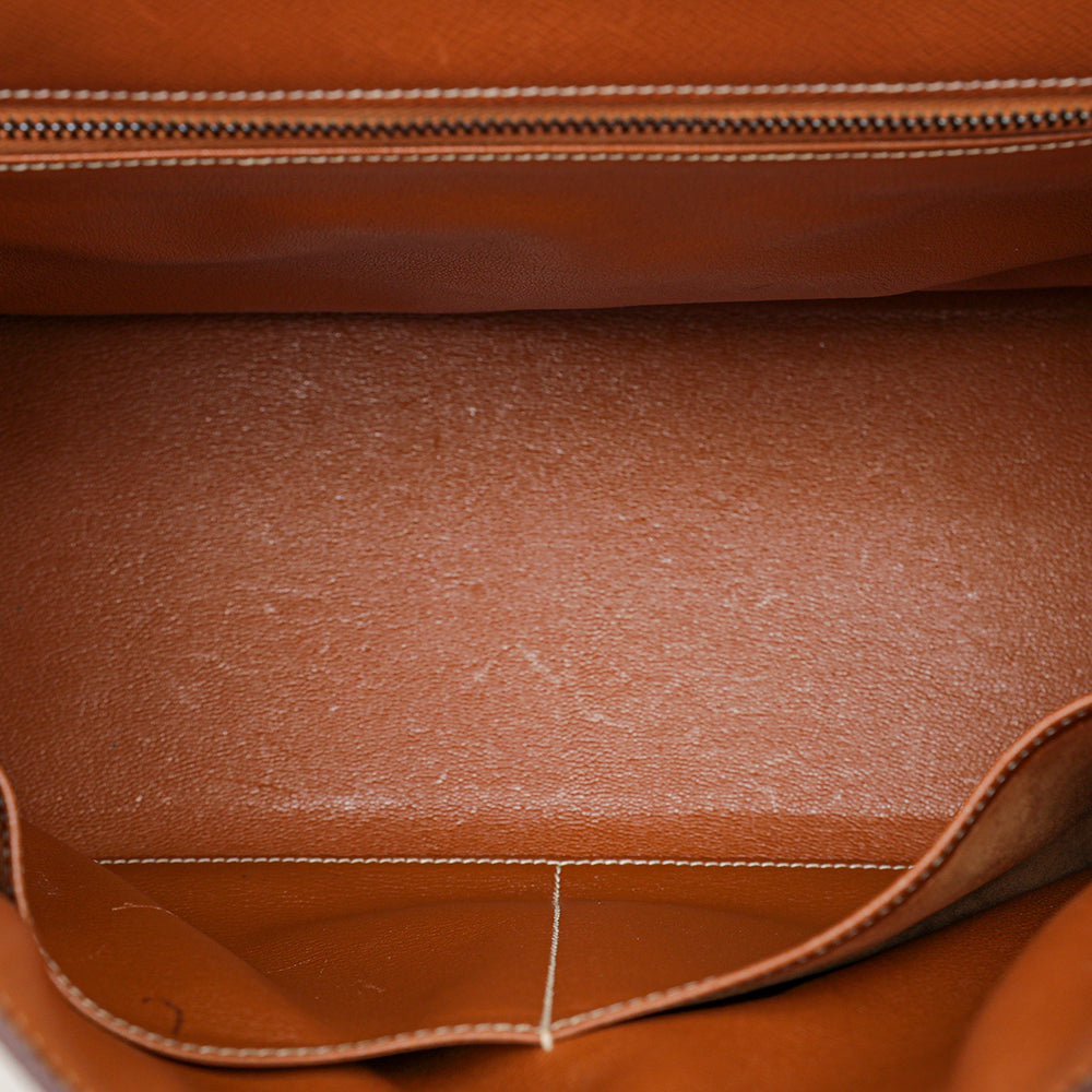 Hermes Gold Vintage Sellier Kelly 32 Bag