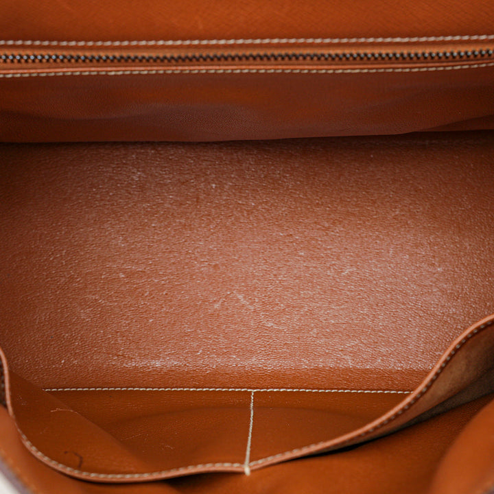 Hermes Gold Vintage Sellier Kelly 32 Bag