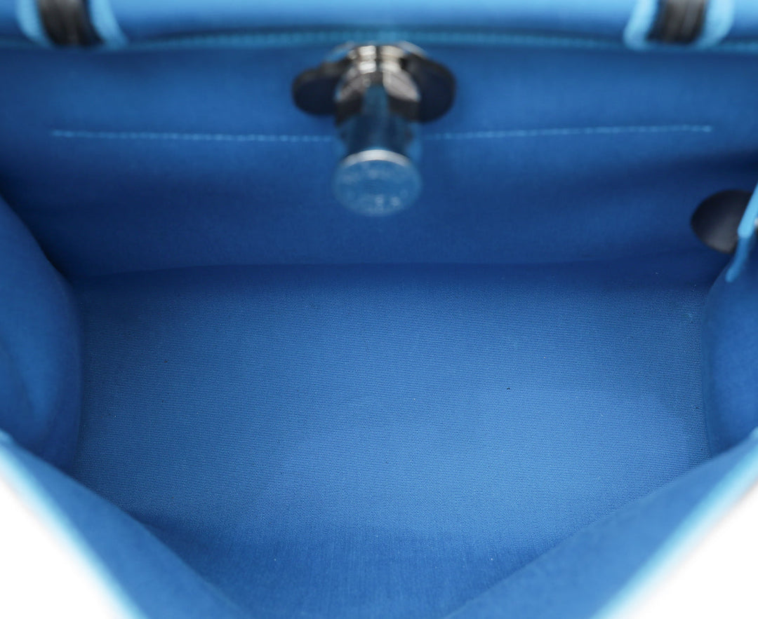 HERMES Bicolor Zanzibar Nuit Herbag PM Bag