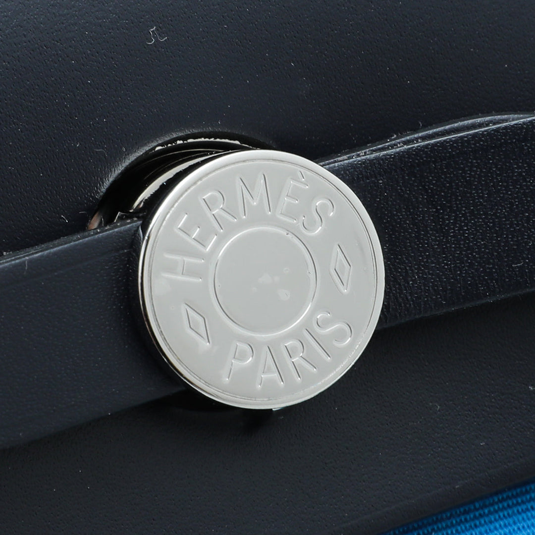HERMES Bicolor Zanzibar Nuit Herbag PM Bag