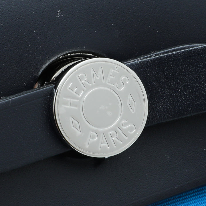 HERMES Bicolor Zanzibar Nuit Herbag PM Bag