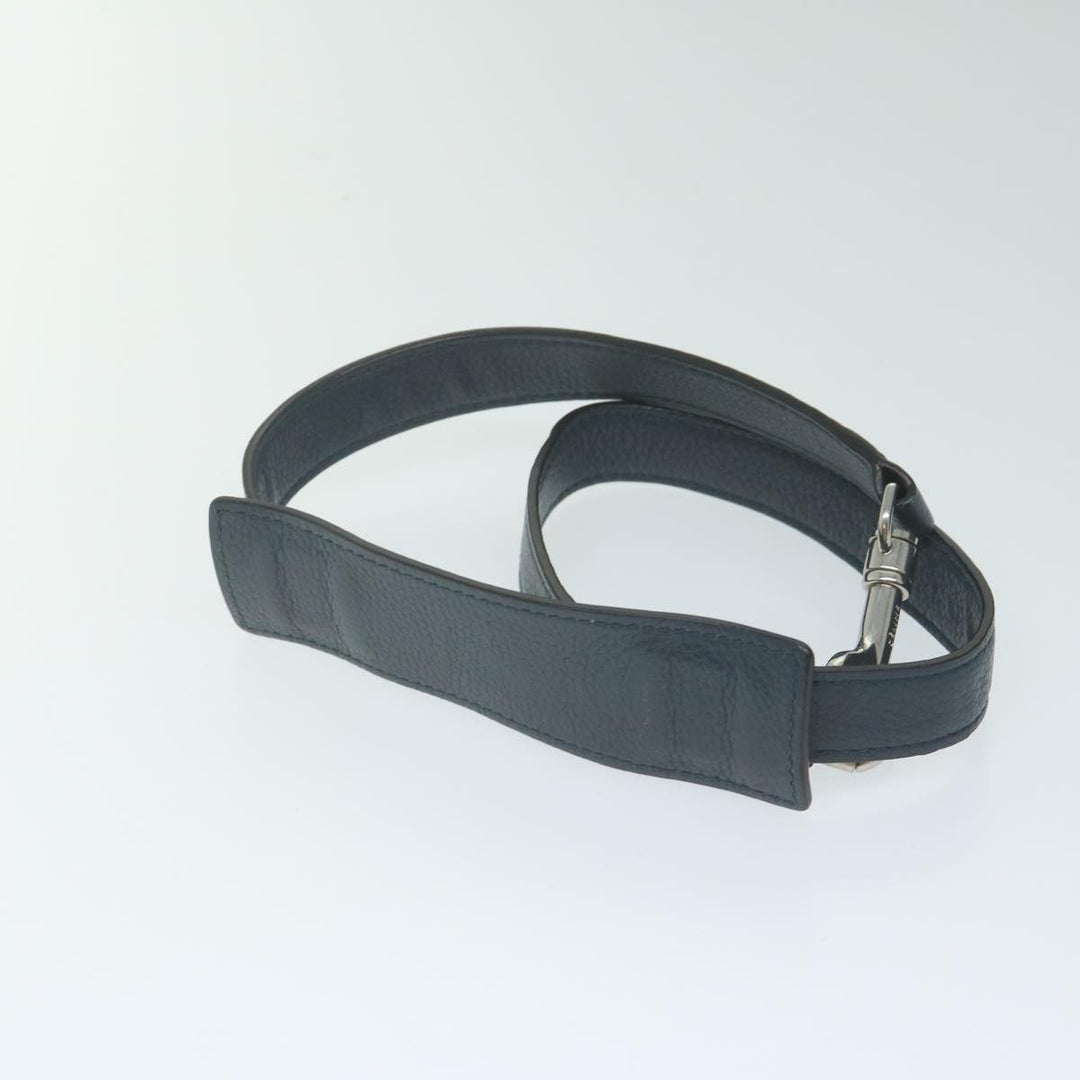 Celine Hand Bag Suede Leather Navy Auth hk1003