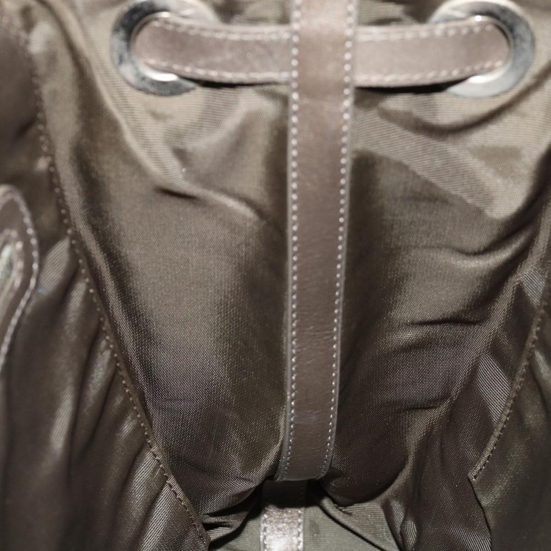 CHRISTIAN Top quality Dior Tote Bag Coated Canvas Gray Auth hk1106
