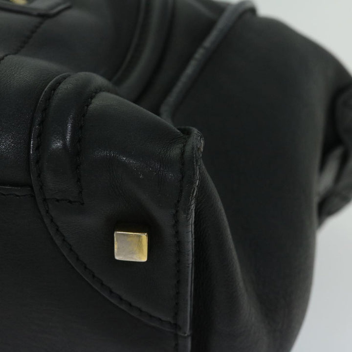 Celine Luggage Phantom Tote Bag Leather Black  hk1138