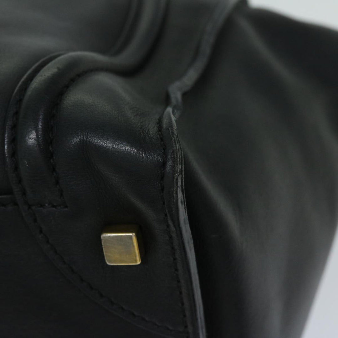 Celine Luggage Phantom Tote Bag Leather Black  hk1138