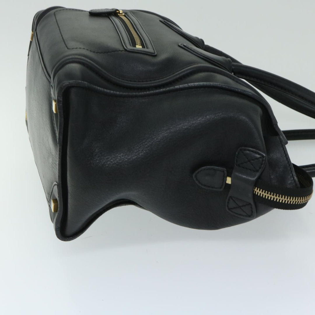 Celine Luggage Phantom Tote Bag Leather Black  hk1138