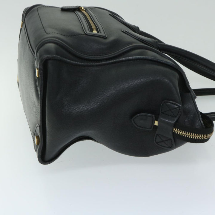 Celine Luggage Phantom Tote Bag Leather Black  hk1138