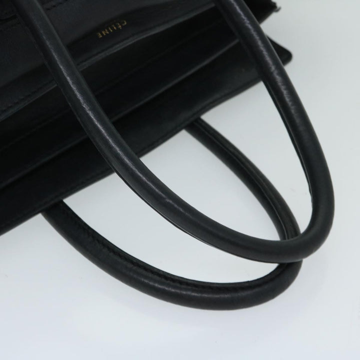 Celine Luggage Phantom Tote Bag Leather Black  hk1138